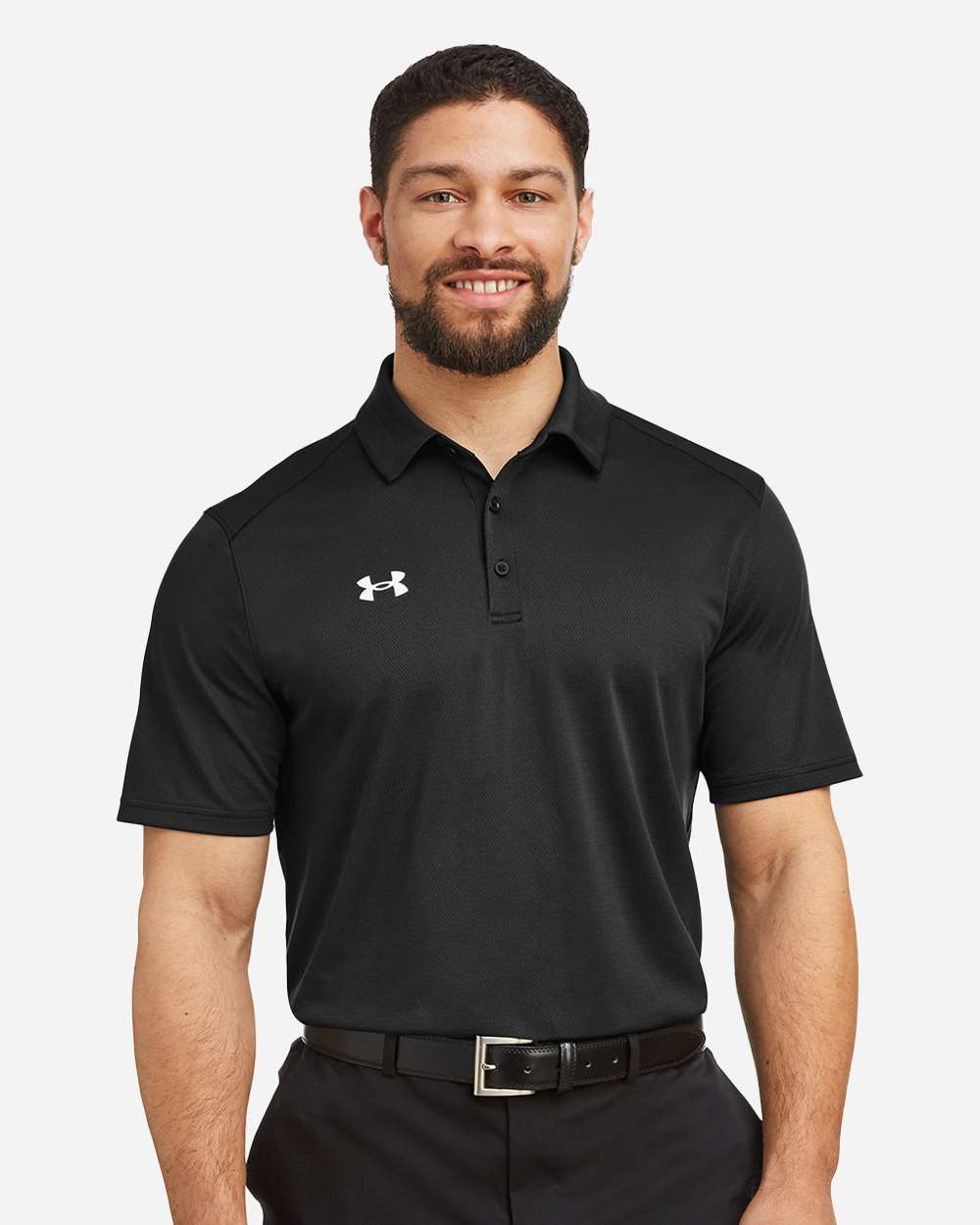 Under Armour 1370399 - Men's Tech™ Polo - Black/ White