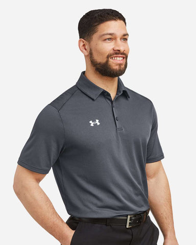 Under Armour 1370399 - Men's Tech™ Polo - CS Grey Light Heather/ White