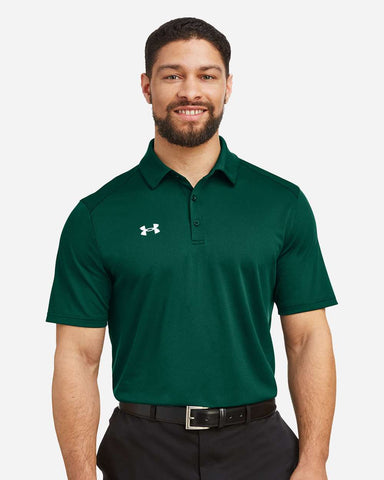Under Armour 1370399 - Men's Tech™ Polo - Forest Green/ White