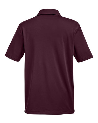 Under Armour 1370399 - Men's Tech™ Polo - Dark Maroon/ White