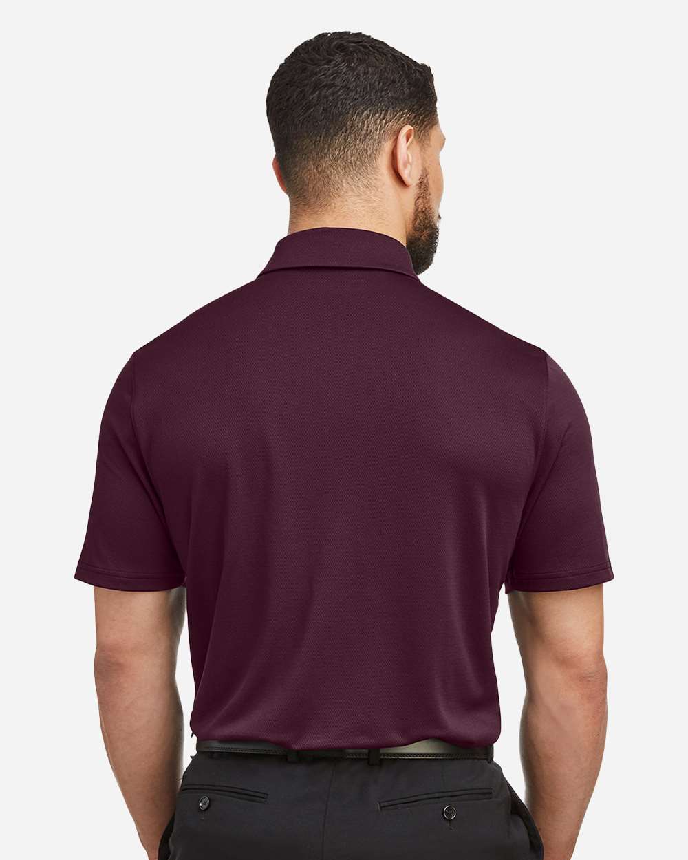 Under Armour 1370399 - Men's Tech™ Polo - Dark Maroon/ White