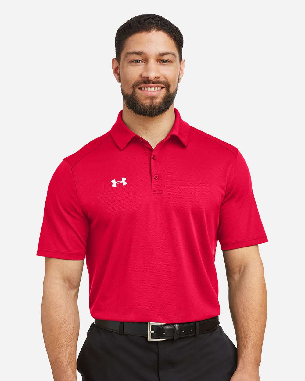 Under Armour 1370399 - Men's Tech™ Polo - Red/ White