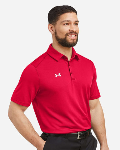 Under Armour 1370399 - Men's Tech™ Polo - Red/ White