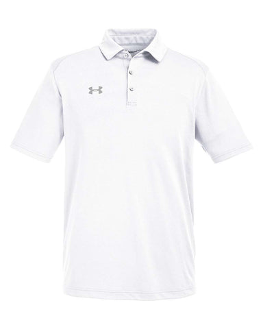 Under Armour 1370399 - Men's Tech™ Polo - White/ Mod Grey