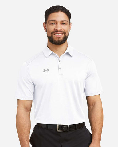 Under Armour 1370399 - Men's Tech™ Polo - White/ Mod Grey