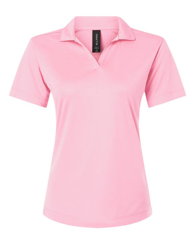 AllPro 41800L - Women's Pro-Lock Performance Polo - Light Pink - Front