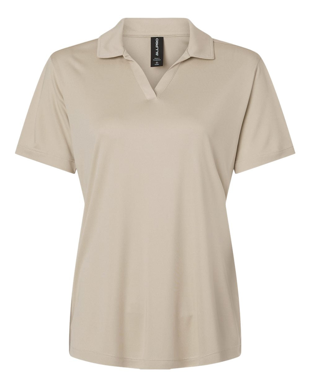 AllPro 41800L - Women's Pro-Lock Performance Polo - Sand - Front