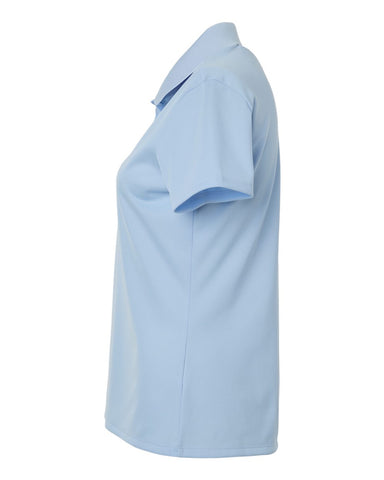 adidas A431 - Women's Performance Piqué Polo - Glow Blue