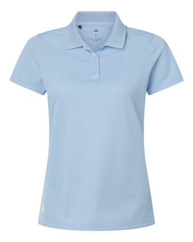adidas A431 - Women's Performance Piqué Polo - Glow Blue