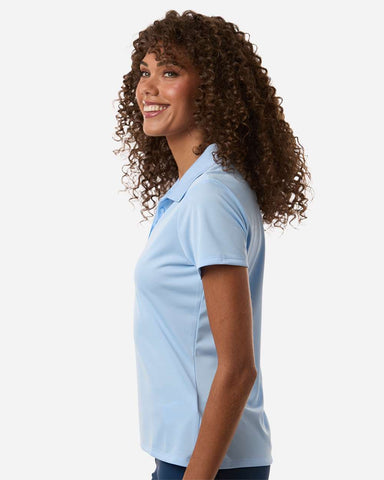 adidas A431 - Women's Performance Piqué Polo - Glow Blue