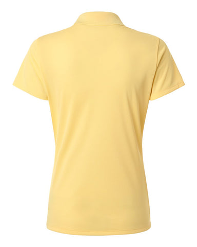 adidas A431 - Women's Performance Piqué Polo - Almost Yellow