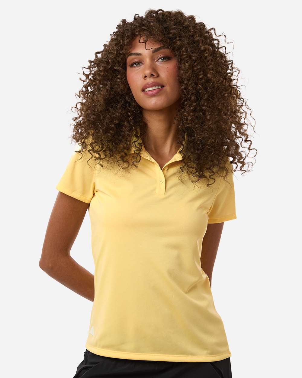 adidas A431 - Women's Performance Piqué Polo - Almost Yellow