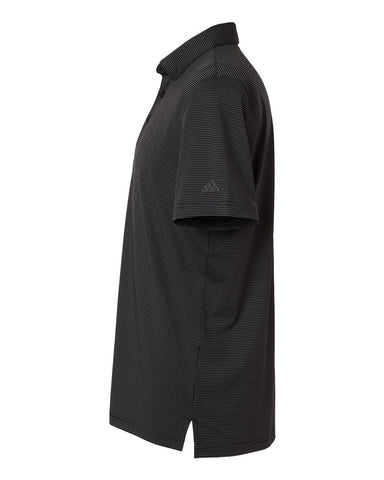adidas A2026 - Men's Ultimate365 Pencil Stripe Climacool Polo - Carbon/ Black