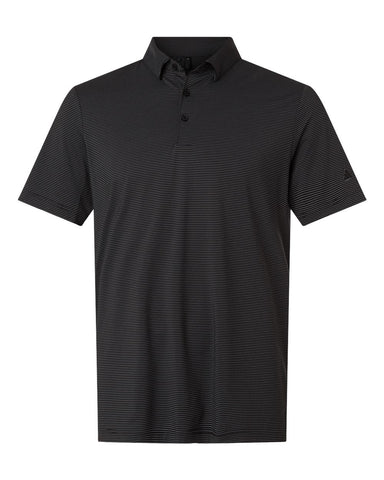 adidas A2026 - Men's Ultimate365 Pencil Stripe Climacool Polo - Carbon/ Black
