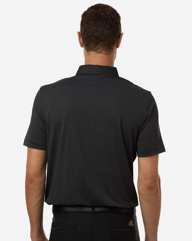 adidas A2026 - Men's Ultimate365 Pencil Stripe Climacool Polo - Carbon/ Black
