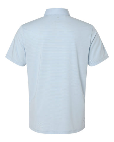 adidas A2026 - Men's Ultimate365 Pencil Stripe Climacool Polo - Crystal Sky/ Lucid Ray Blue