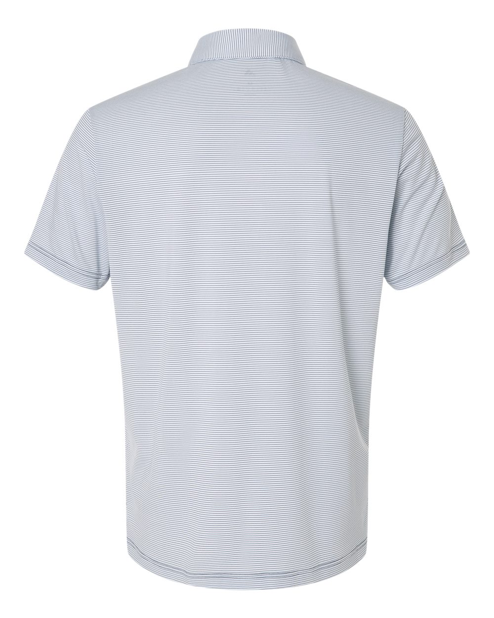 adidas A2026 - Men's Ultimate365 Pencil Stripe Climacool Polo - White/ Collegiate Navy