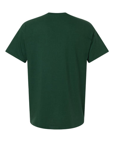 Gildan 5000 - Unisex Heavy Cotton™ T-Shirt - Fan Dark Green - Back