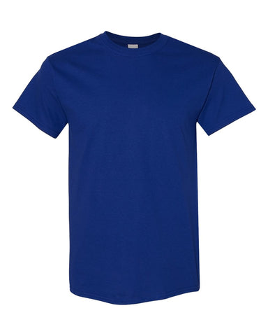 Gildan 5000 - Unisex Heavy Cotton™ T-Shirt - Fan Deep Royal - Front