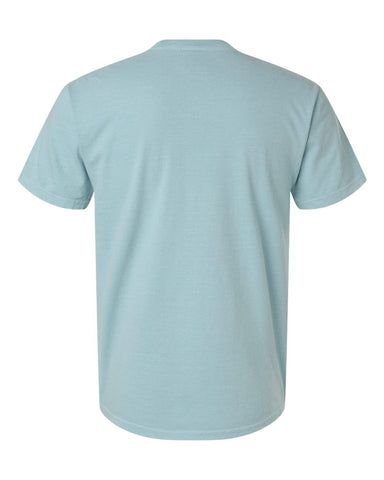 Comfort Colors 1717 - Unisex Garment-Dyed Heavyweight T-Shirt - Yankey Blue - Back