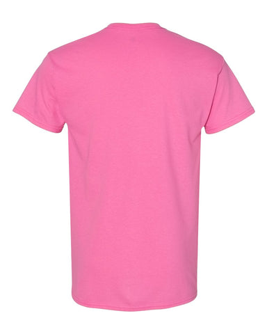 Gildan 5000 - Unisex Heavy Cotton™ T-Shirt - Azalea - Back