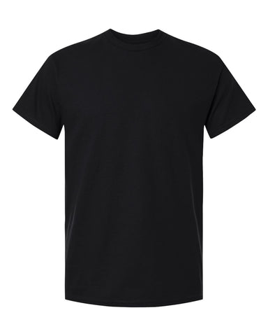 Gildan 5000 - Unisex Heavy Cotton™ T-Shirt - Black - Front