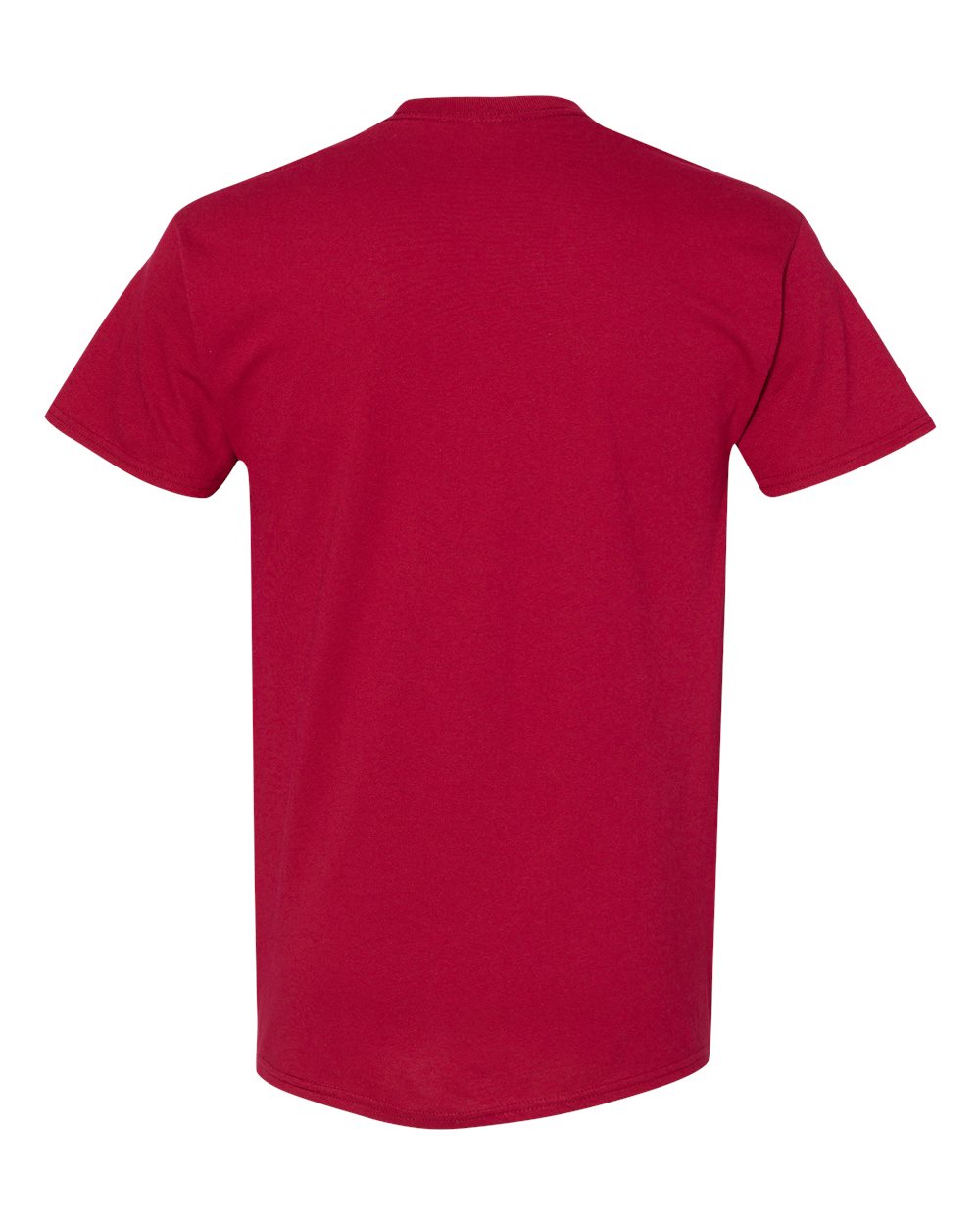 Gildan 5000 - Unisex Heavy Cotton™ T-Shirt - Cardinal - Back