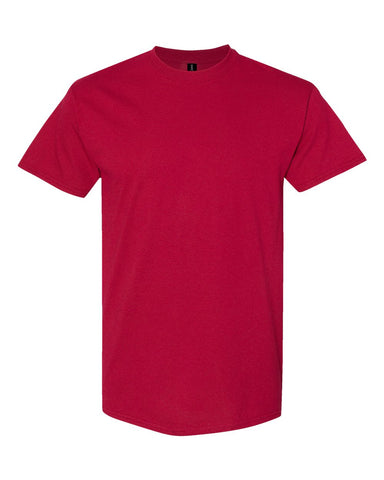 Gildan 5000 - Unisex Heavy Cotton™ T-Shirt - Cardinal - Front