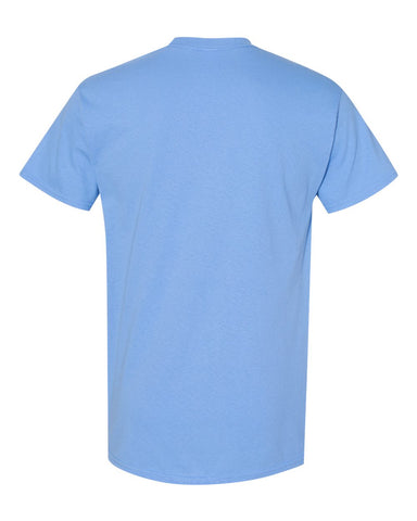 Gildan 5000 - Unisex Heavy Cotton™ T-Shirt - Carolina Blue - Back