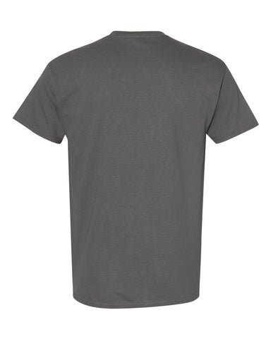 Gildan 5000 - Unisex Heavy Cotton™ T-Shirt - Charcoal - Back