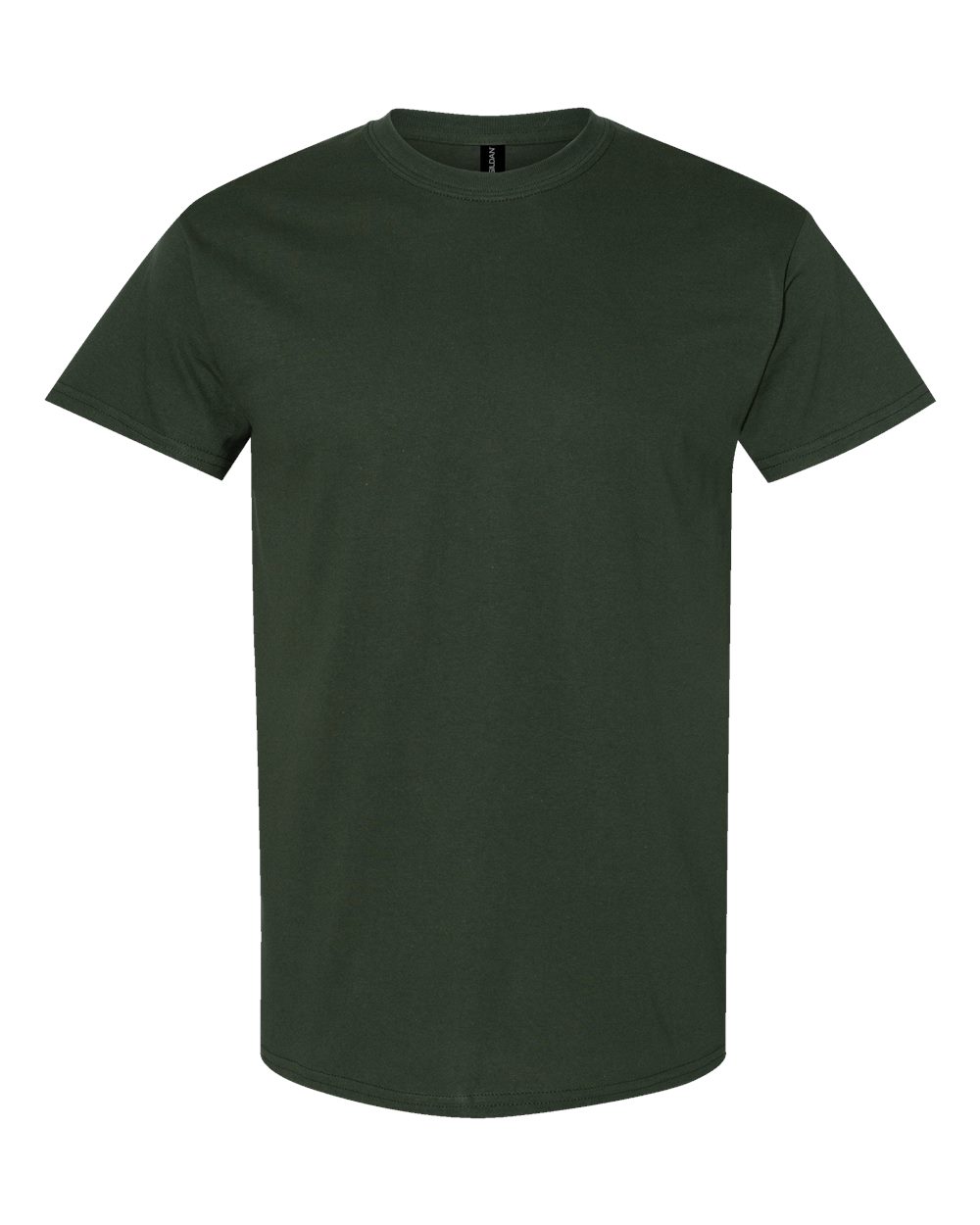 Gildan 5000 - Unisex Heavy Cotton™ T-Shirt - Forest Green - Front