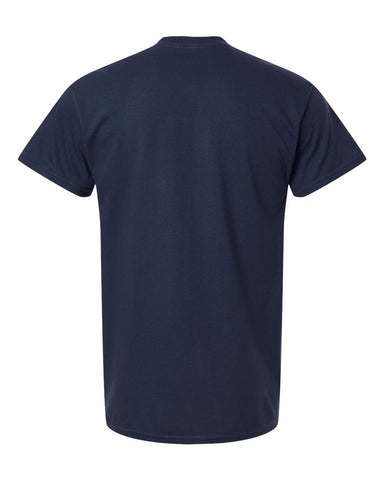 Gildan 5000 - Unisex Heavy Cotton™ T-Shirt - Navy - Back