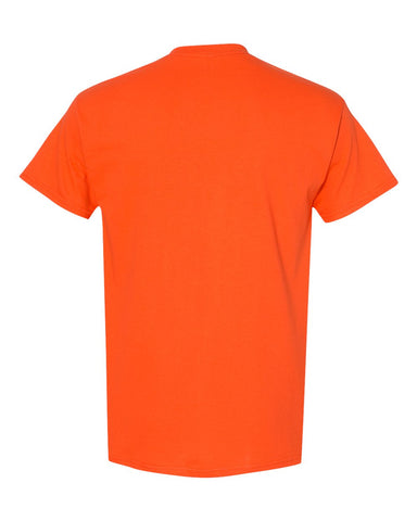 Gildan 5000 - Unisex Heavy Cotton™ T-Shirt - Orange - Back