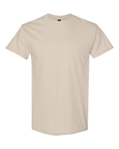 Gildan 5000 - Unisex Heavy Cotton™ T-Shirt - Sand - Front