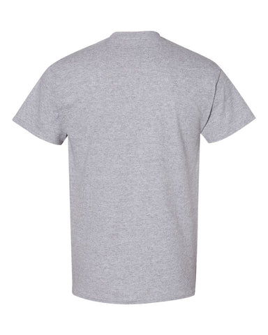 Gildan 5000 - Unisex Heavy Cotton™ T-Shirt - Sport Grey - Back