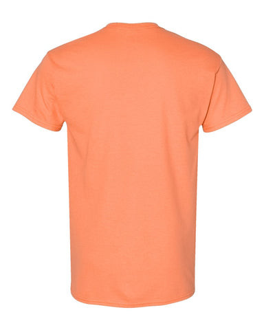 Gildan 5000 - Unisex Heavy Cotton™ T-Shirt - Tangerine - Back