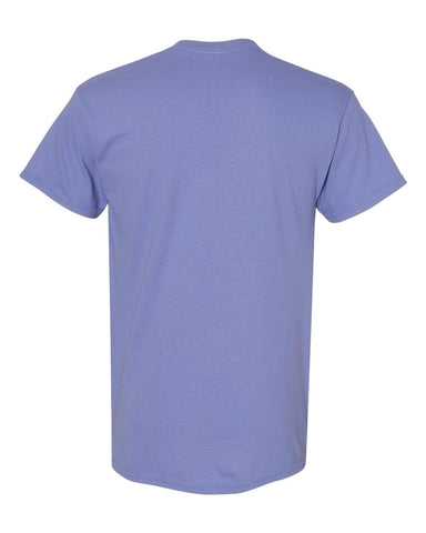 Gildan 5000 - Unisex Heavy Cotton™ T-Shirt - Violet - Back