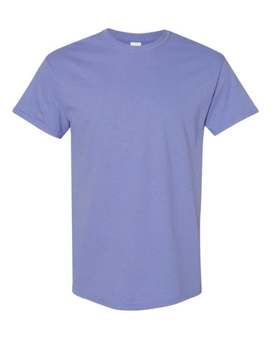 Gildan 5000 - Unisex Heavy Cotton™ T-Shirt - Violet - Front