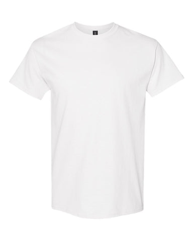 Gildan 5000 - Unisex Heavy Cotton™ T-Shirt - White - Front