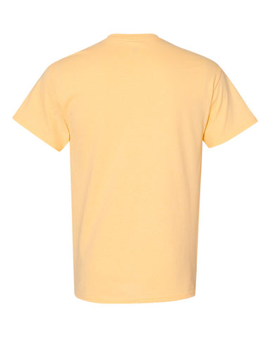 Gildan 5000 - Unisex Heavy Cotton™ T-Shirt - Yellow Haze - Back