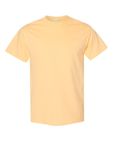 Gildan 5000 - Unisex Heavy Cotton™ T-Shirt - Yellow Haze - Front