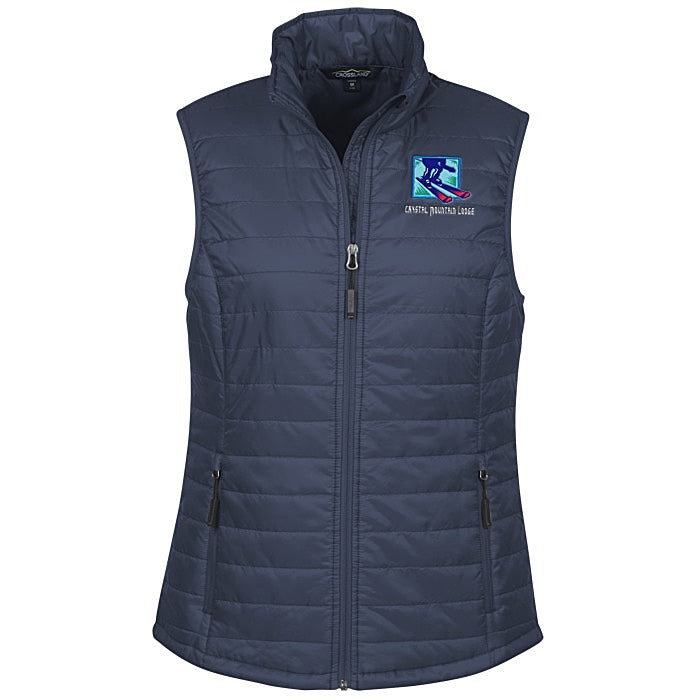 Crossland Packable Puffer Vest - Ladies' - Navy