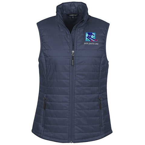 Crossland Packable Puffer Vest - Ladies' - Navy
