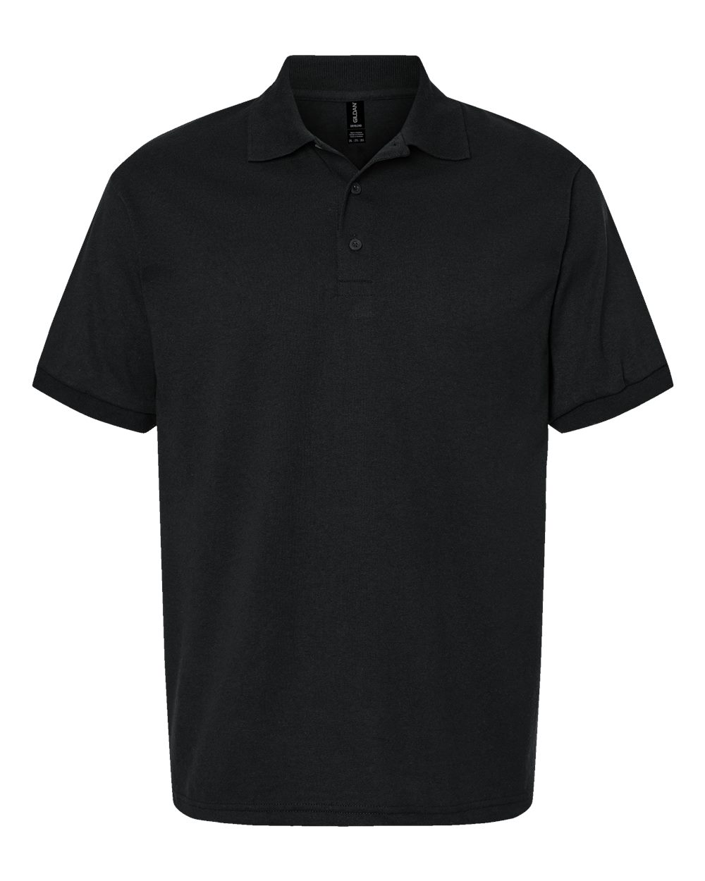 Gildan 8800 - Unisex DryBlend® Jersey Polo - Black - Front