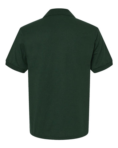 Gildan 8800 - Unisex DryBlend® Jersey Polo - Forest Green - Back
