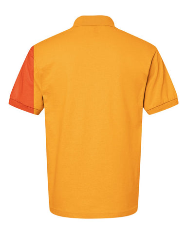 Gildan 8800 - Unisex DryBlend® Jersey Polo - Gold - Back