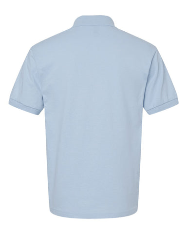 Gildan 8800 - Unisex DryBlend® Jersey Polo - Light Blue - Back