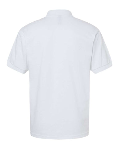 Gildan 8800 - Unisex DryBlend® Jersey Polo - White - Back