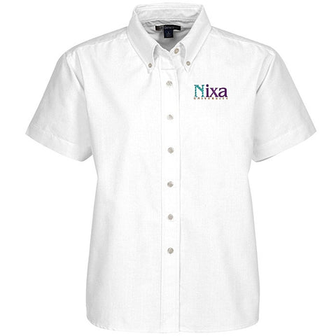 Blue Generation Short Sleeve Oxford - Ladies' - Solid - White