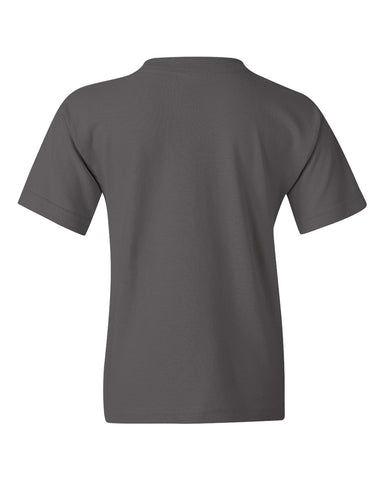 Gildan 5000B - Youth Heavy Cotton™ T-Shirt - Charcoal - Back